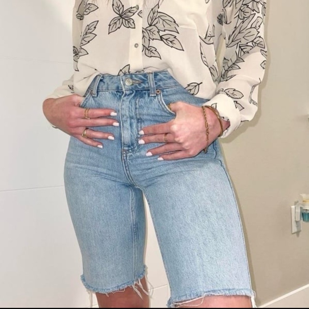Topshop denim shorts